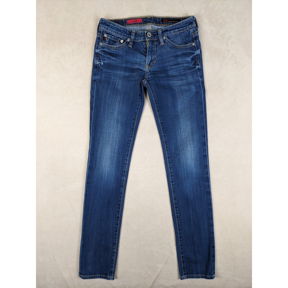 AG Adriano Goldschmmied Women's Skinny Jeans - Dark Blue Wash